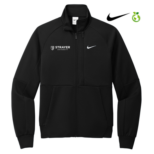 NEW STRAYER Nike Full-Zip Chest Swoosh Jacket - BLACK