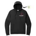 STRAYER Nike Therma-FIT Pocket 1/4-Zip Fleece Hoodie - BLACK