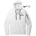 STRAYER Nike Therma-FIT Pocket 1/4-Zip Fleece Hoodie - WHITE