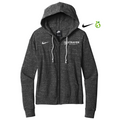 STRAYER Nike Ladies Gym Vintage Full-Zip Hoodie - Team Black