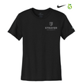 STRAYER Nike Ladies Swoosh Sleeve rLegend Tee - BLACK