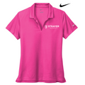 STRAYER Nike Ladies Dri-FIT Micro Pique 2.0 Polo - Vivid Pink