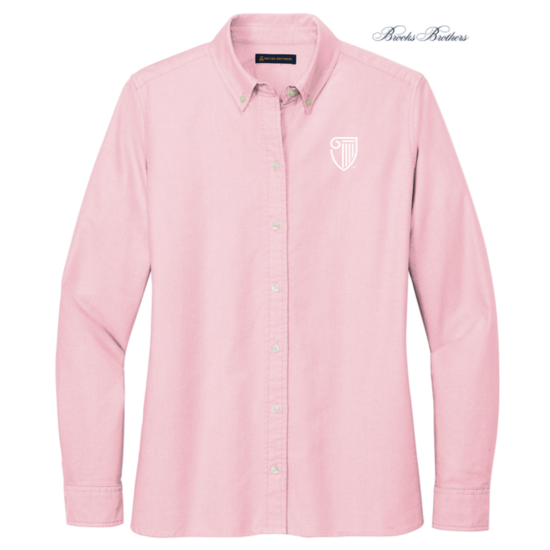 STRAYER Brooks Brothers® Women’s Casual Oxford Cloth Shirt - Soft Pink