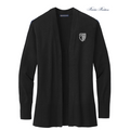 STRAYER Brooks Brothers® Women’s Cotton Stretch Long Cardigan Sweater - Deep Black