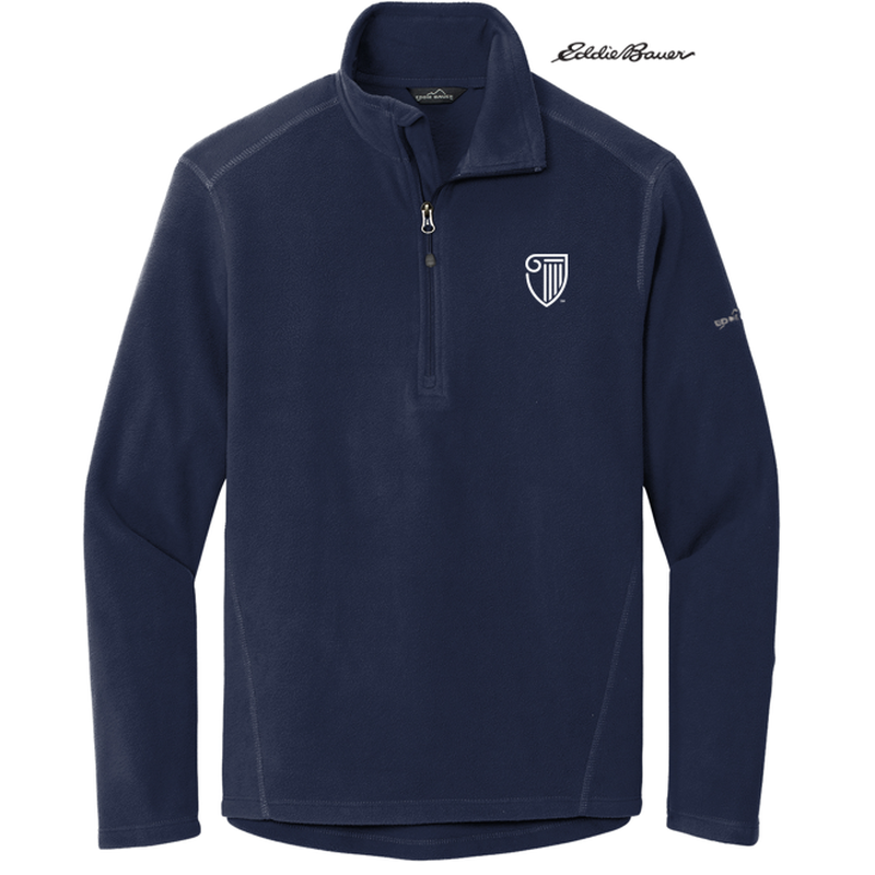 STRAYER Eddie Bauer®1/2-Zip Microfleece Jacket - NAVY