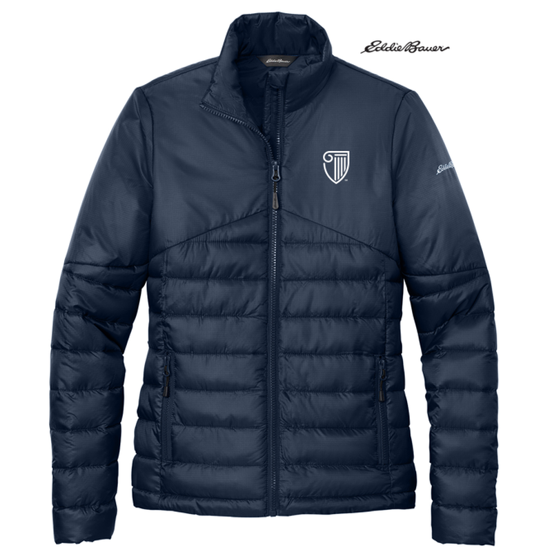 STRAYER Eddie Bauer ® Ladies Quilted Jacket - River Blue Navy