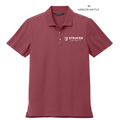 STRAYER Mercer+Mettle™ Stretch Pique Polo - Rosewood