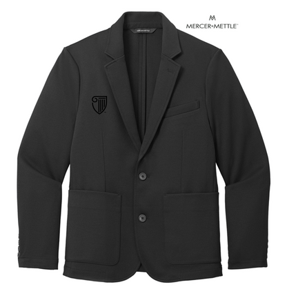 NEW STRAYER Mercer+Mettle™ Relaxed Knit Blazer - Deep Black