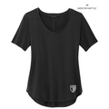 STRAYER MERCER+METTLE™ Women’s Stretch Jersey Relaxed Scoop - Deep Black
