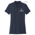 STRAYER MERCER+METTLE™ Women’s Stretch Heavyweight Pique Polo - Night Navy