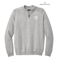 STRAYER Mercer+Mettle™ 1/4-Zip Sweater - Gusty Grey Heather