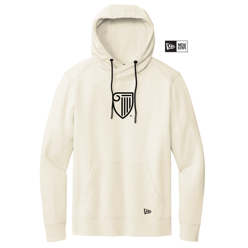 STRAYER New Era® Tri-Blend Fleece Pullover Hoodie- Soft Beige