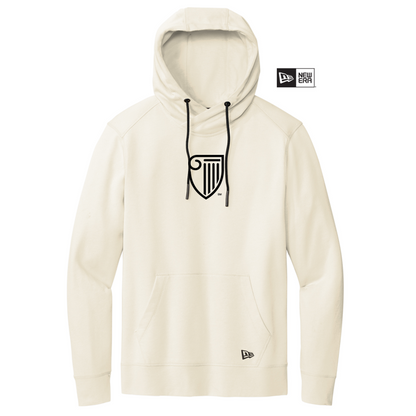 NEW STRAYER New Era® Tri-Blend Fleece Pullover Hoodie- Soft Beige