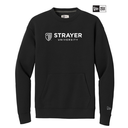 NEW STRAYER New Era ® Heritage Fleece Pocket Crew - Black