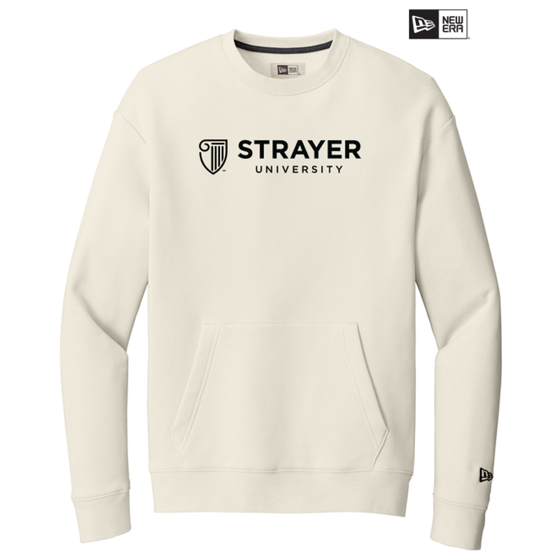 STRAYER New Era ® Heritage Fleece Pocket Crew - Soft Beige