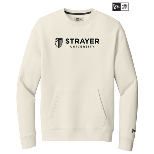 NEW STRAYER New Era ® Heritage Fleece Pocket Crew - Soft Beige