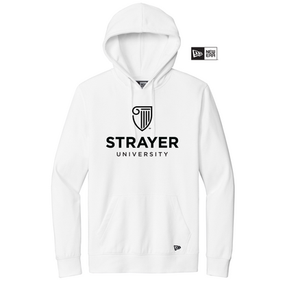 NEW STRAYER New Era ® Comeback Fleece Pullover Hoodie - WHITE