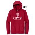 STRAYER New Era ® Comeback Fleece Pullover Hoodie - Crimson