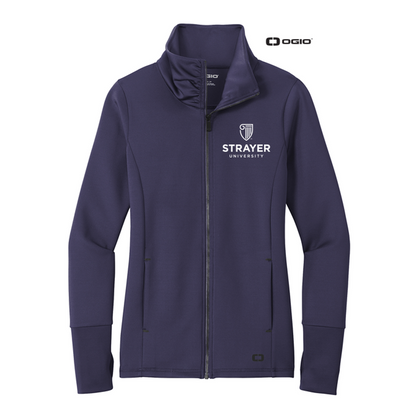 NEW STRAYER OGIO ® ENDURANCE Ladies Modern Performance Full-Zip - Navy