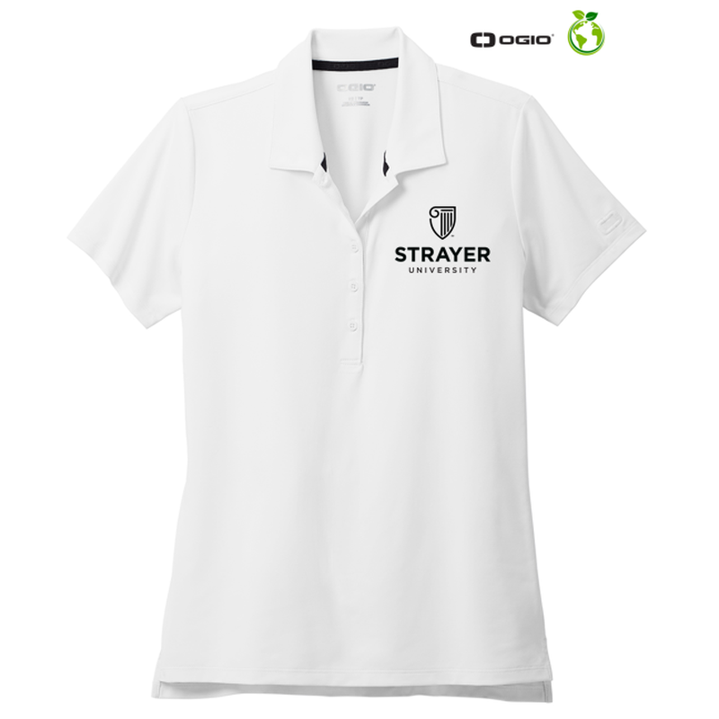 STRAYER OGIO® Ladies Regain Polo - White
