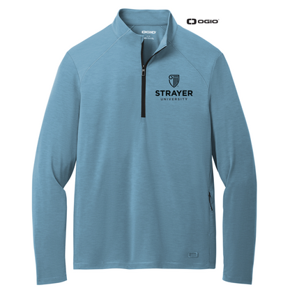 NEW STRAYER OGIO® Motion 1/4-Zip - Blue Mist