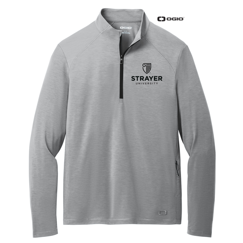 NEW STRAYER OGIO® Motion 1/4-Zip - Greystone - COMING SOON - PRE-ORDER ONLY