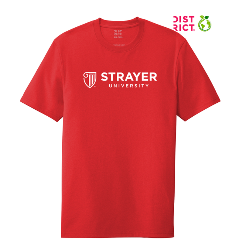 NEW STRAYER District ® Re-Tee ™-Ruby Red