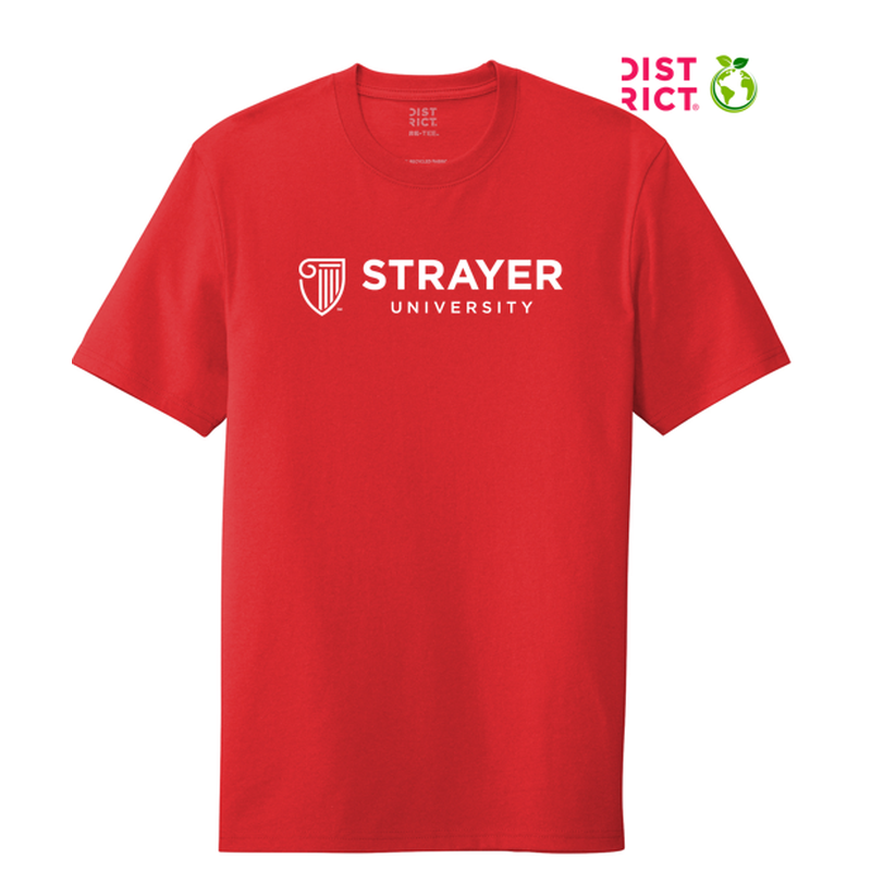 STRAYER District ® Re-Tee ™-Ruby Red