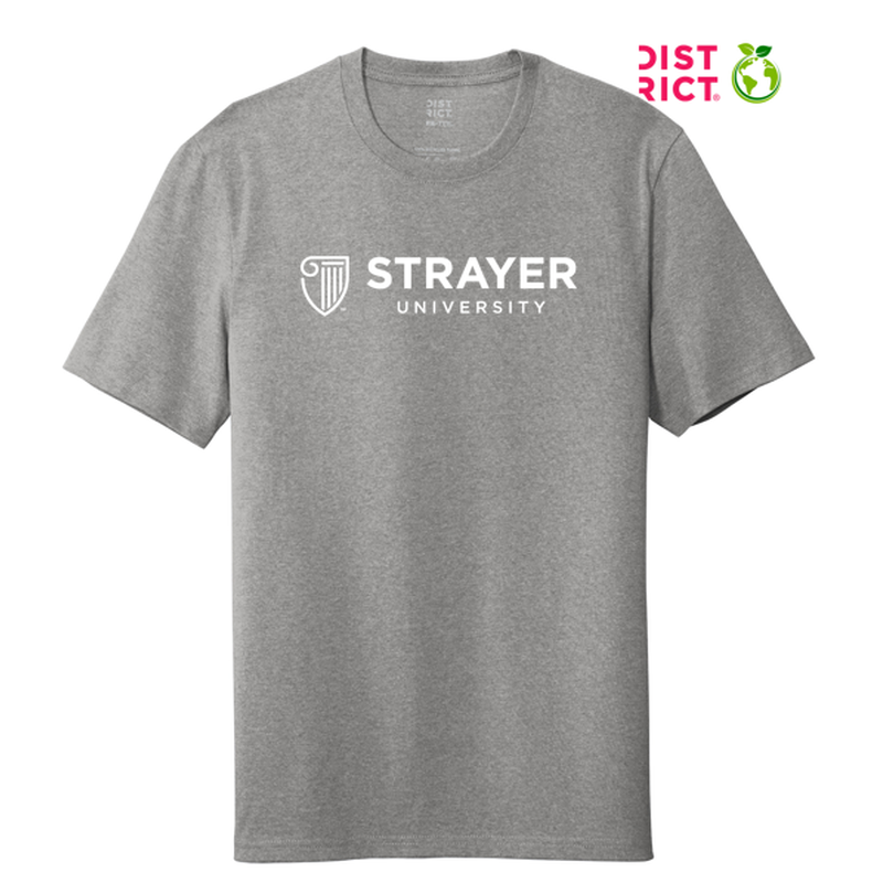 STRAYER District ® Re-Tee ™-Light Heather Grey