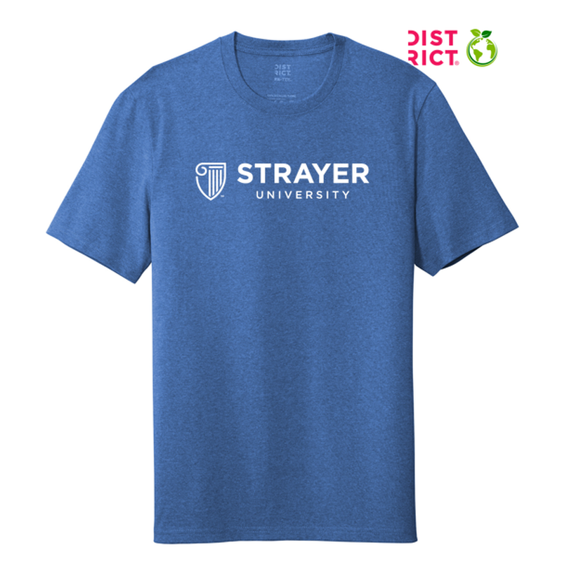 STRAYER District ® Re-Tee ™-Blue Heather