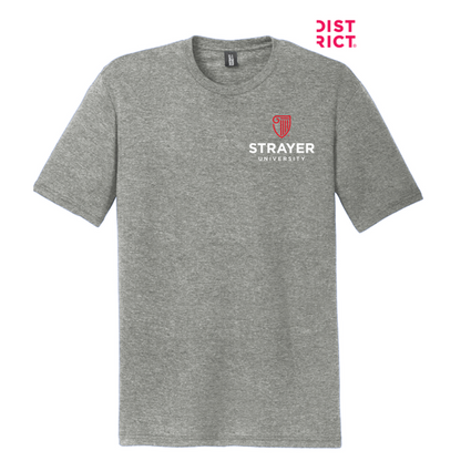 NEW STRAYER District ® Perfect Tri ® Tee-GRAY FROST