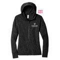 STRAYER District Women’s Medal Full-Zip Hoodie - BLACK