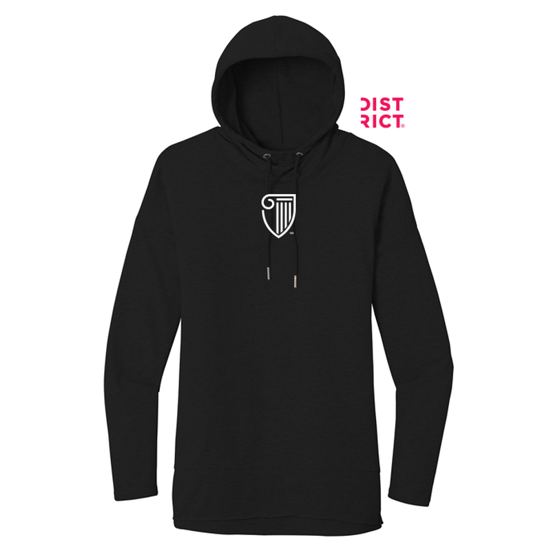 STRAYER District ® Women’s Featherweight French Terry ™ Hoodie-BLACK