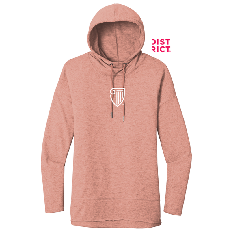 STRAYER District ® Women’s Featherweight French Terry ™ Hoodie-Nostalgia Rose Heather