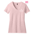 STRAYER District ® Women’s Perfect Blend ® V-Neck Tee-Heathered Lavender