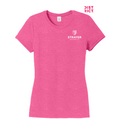 STRAYER District ® Women’s Perfect Tri ® Tee-FUCHSIA FROST