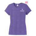 STRAYER District ® Women’s Perfect Tri ® Tee-Purple Frost