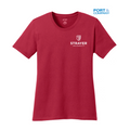 STRAYER Port & Company®  LADIES Core Blend Tee-RED