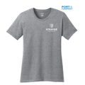 STRAYER Port & Company®  LADIES Core Blend Tee-Athletic Heather