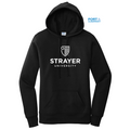 STRAYER Port & Company ® Ladies Core Fleece Pullover Hooded Sweatshirt-Black