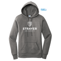 STRAYER Port & Company ® Ladies Core Fleece Pullover Hooded Sweatshirt-Graphite Heather