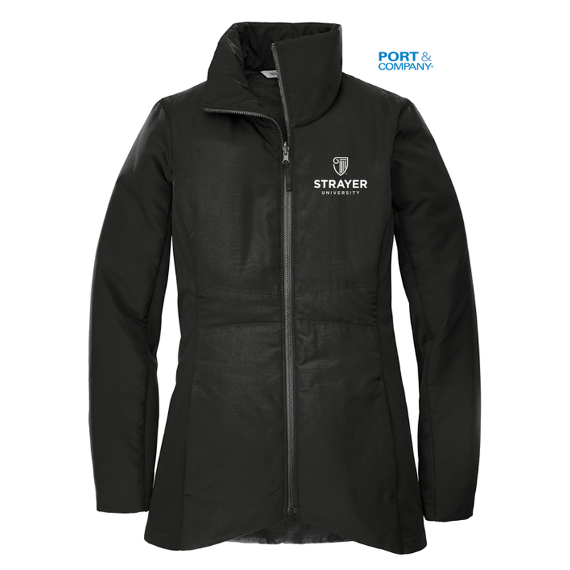 STRAYER  Port Authority ® Ladies Collective Insulated Jacket-DEEP BLACK