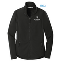 STRAYER Port Authority ® LADIES Collective Smooth Fleece Jacket-Deep Black