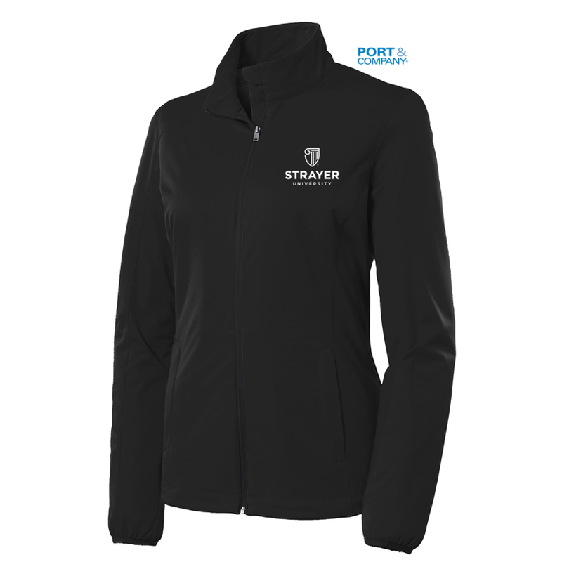 STRAYER Port Authority® Ladies Active Soft Shell Jacket BLACK