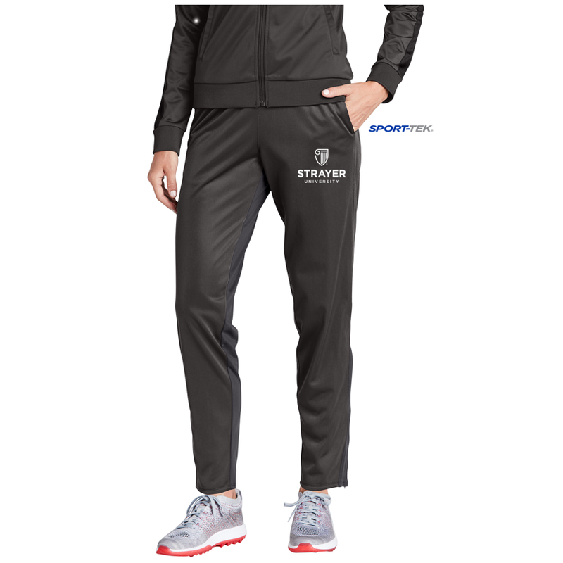 STRAYER Sport-Tek ® Ladies Tricot Track Jogger-Black