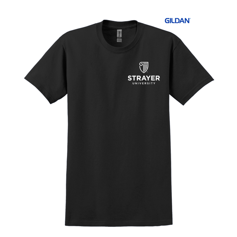 STRAYER Gildan® - Ultra Cotton® 100% Cotton T-Shirt-BLACK