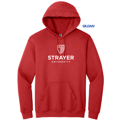 NEW STRAYER Gildan® - Heavy Blend™ Hooded Sweatshirt RED