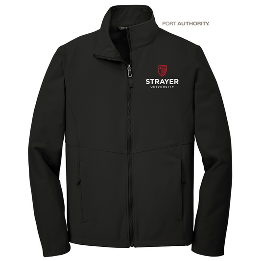 NEW STRAYER Port Authority ® Collective Soft Shell Jacket-DEEP BLACK