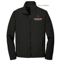 STRAYER Port Authority ® Collective Soft Shell Jacket-DEEP BLACK