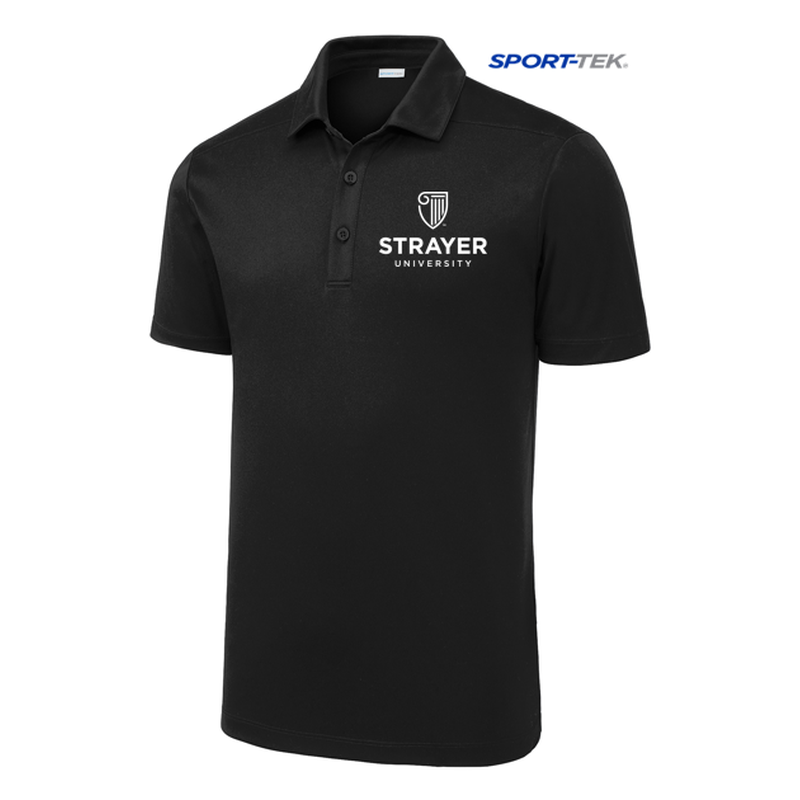STRAYER Sport-Tek ® Posi-UV™ Pro Polo-BLACK